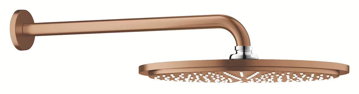 Grohe Rainshower Cosmopolitan Metal viršutinis dušas 310 su dušo laikikliu, apdaila brushed warm sunset