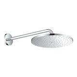 Grohe Rainshower Mono viršutinis dušas su dušo galvos alkūnė chromo spalvos, 31 cm skersmens.