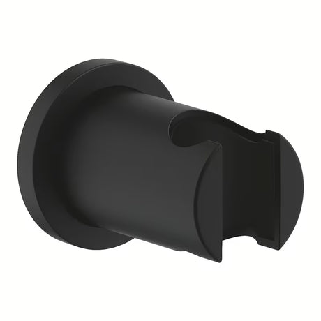 Nejudantis dušo laikiklis Grohe Rainshower neutral su apvalia rozete, phantom black spalvos.