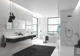 Išvadas potinkinis dušai Grohe Rainshower neutral su apvalia rozete, paviršius brushed hard graphite