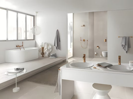 Išvadas potinkinis Grohe Rainshower neutral su apvalia rozete, paviršius warm sunset