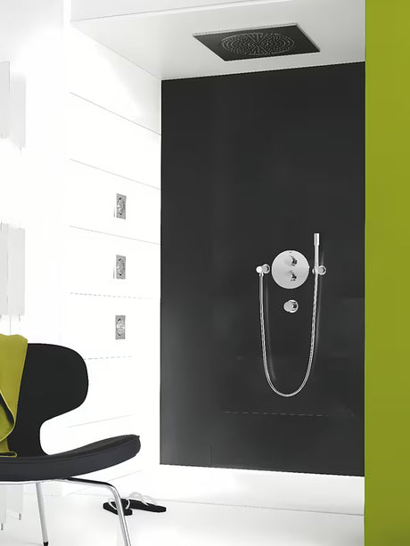 Grohe Rainshower neutral išvadas potinkinis chromo spalvos su kvadratine rozete