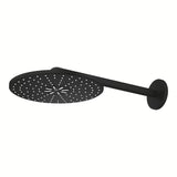 Grohe Rainshower smartactive viršutinis dušas su 430 mm dušo laikikliu, phantom black spalvos
