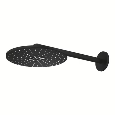 Grohe Rainshower smartactive viršutinis dušas su 430 mm dušo laikikliu, phantom black spalvos