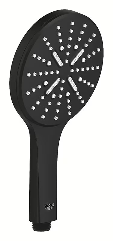 Rankinis dušo galvutė Grohe Rainshower Smartactive phantom black su 3 srovėmis ir SmartTip valdymu