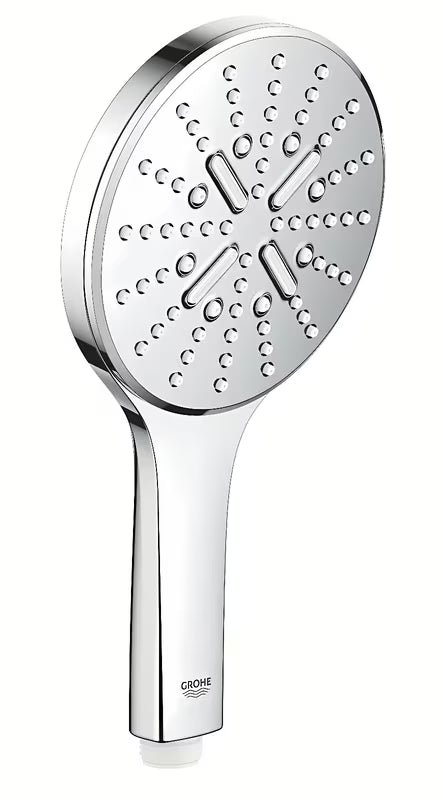 Chromuotas rankinis dušelis Grohe Rainshower smartactive su 3 funkcijomis, skersmuo 13