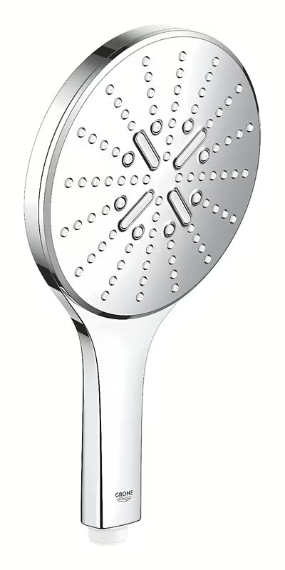 Chromuotas rankinis dušelis Grohe Rainshower 150 SmartActive su trimis srovėmis ir SmartTip valdymu