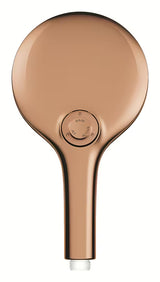 Rankinis dušas Grohe Rainshower 130 SmartActive, warm sunset paviršiaus apdailos, su trimis srovės režimais.