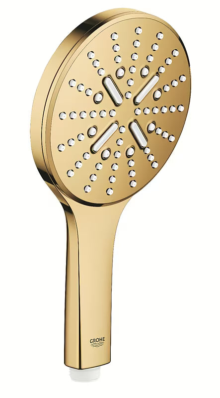 Rankinis dušas Grohe Rainshower 130 SmartActive, apdaila cool sunrise, su trimis srovės režimais