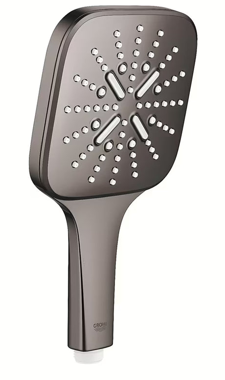 Rankinė dušo galvutė Grohe Rainshower 130 SmartActive Cube, hard graphite paviršiaus