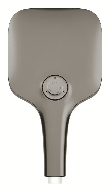 Rankinė dušo galvutė Grohe Rainshower 130 SmartActive Cube, šukuoto hard graphite spalvos