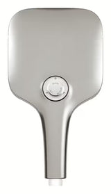 Rankinė dušo galvutė Grohe Rainshower 130 SmartActive Cube, supersteel paviršiaus, su trimis srovės režimais.