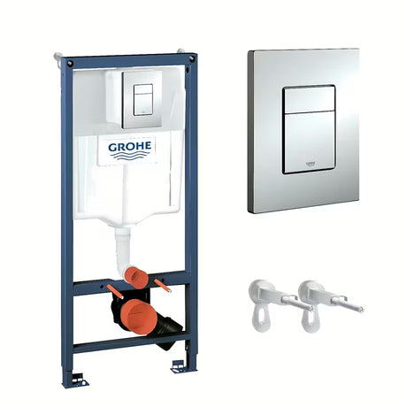 Grohe Rapid SL 3 in 1 komplektas su potinkiniu bakeliu GD 2 ir chrominiu vandens nuleidimo mygtuku Even