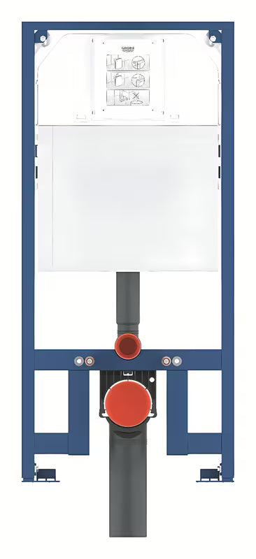 Grohe Rapid SL Slim potinkinis bakelis tualetui  su iš anksto sumontuotu plieniniu rėmu pro lengvoms pertvaroms