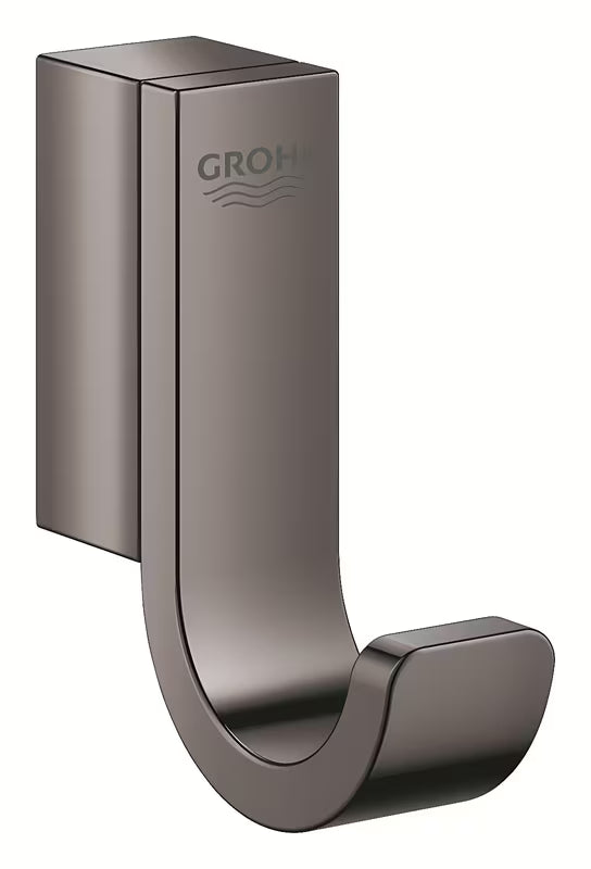 Metalinis vonios kambario kabliukas Grohe Selection, apdaila hard graphite, su paslėptu tvirtinimu