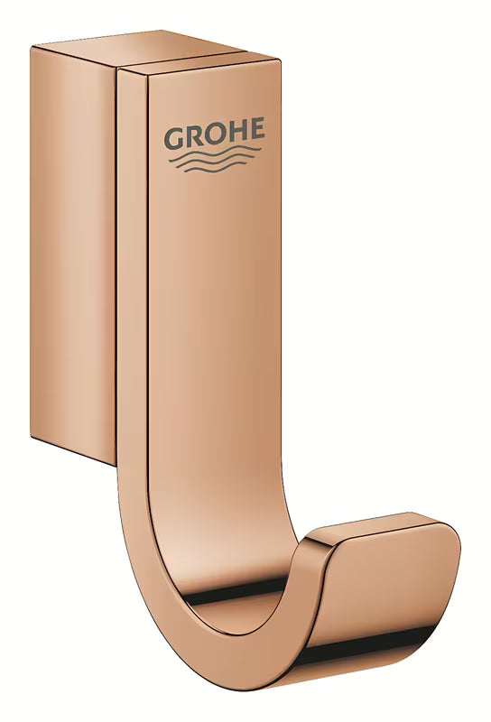 Metalinis kabliukas chalatui Grohe Selection, paviršius warm sunset, su paslėptu tvirtinimu