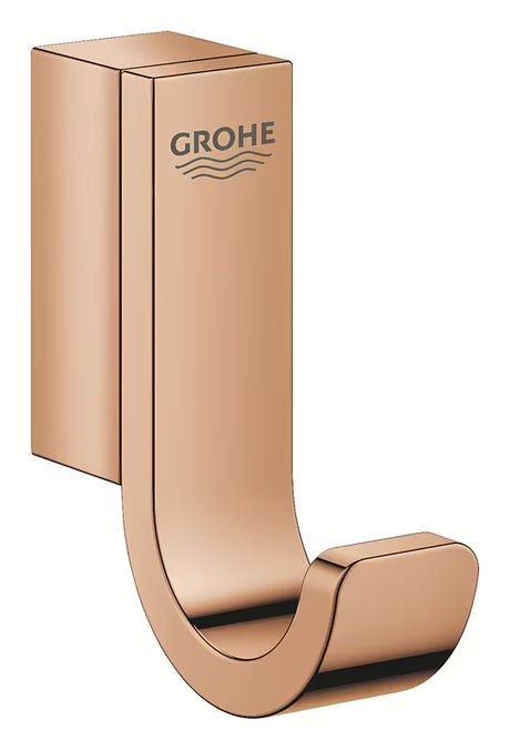Metalinis kabliukas chalatui Grohe Selection, paviršius warm sunset, su paslėptu tvirtinimu