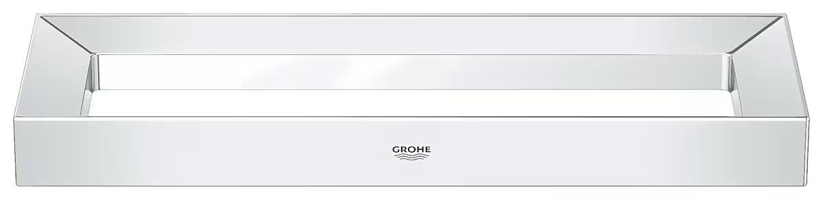 Chromuotas rankšluosčių žiedas Grohe Selection Cube su paslėptu tvirtinimu prie sienos