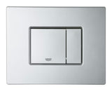 Nuleidimo mygtukas Grohe Skate Cosmopolitan titanium/brilliant chrom apdailos su nuo pirštų atspaudų saugančiu paviršiumi.