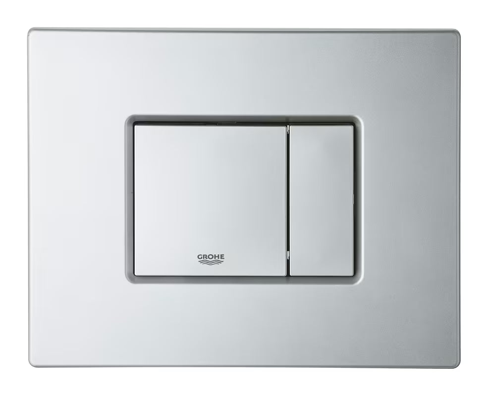 Nuleidimo mygtukas Grohe Skate Cosmopolitan titanium/brilliant chrom apdailos su nuo pirštų atspaudų saugančiu paviršiumi.