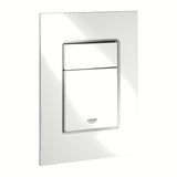 Baltas nuleidimo mygtukas Grohe Skate Cosmopolitan S, Alpine White pro potinkiniai bakeliai apdailos