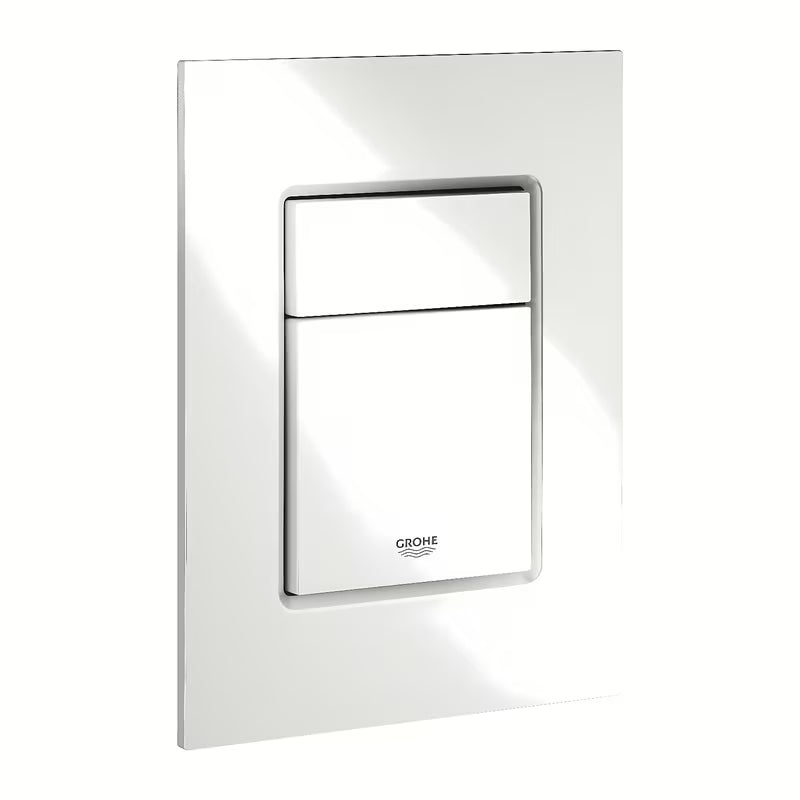 Baltas nuleidimo mygtukas Grohe Skate Cosmopolitan S, Alpine White pro potinkiniai bakeliai apdailos