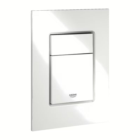 Baltas nuleidimo mygtukas Grohe Skate Cosmopolitan S, Alpine White pro potinkiniai bakeliai apdailos