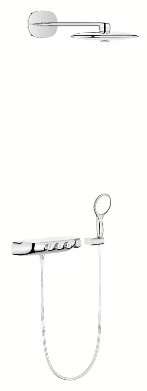 Potinkinis dušo sistema Grohe Smart Control, apdaila chrome, su viršutiniu ir rankiniu dušu