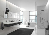 Potinkinė termostatinė dušo maišytuvas Grohe Grohtherm smartcontrol, apdaila – brushed hard graphite.