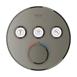 Potinkinė termostatinė dušo maišytuvas Grohe Grohtherm smartcontrol, brushed hard graphite spalvos