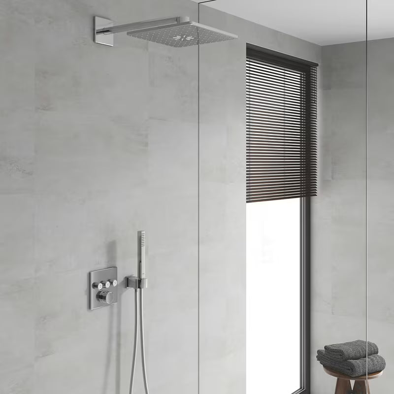 Potinkinis dušo sistema Grohe Smart Control chromo spalvos, su viršutiniu ir rankiniu dušu