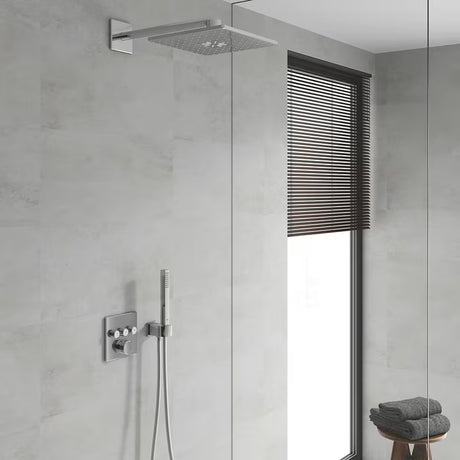 Potinkinis dušo sistema Grohe Smart Control chromo spalvos, su viršutiniu ir rankiniu dušu