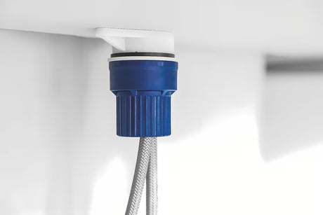 Virtuvinis maišytuvas Grohe Start 2021, supersteel apdailos, su aukštu pasukamu snapu ir ištraukiama dušo galvute.