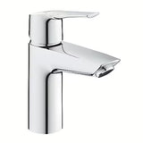 Chromuotas svirtinis praustuvo maišytuvas Grohe Start su click-clack su vandens taupymo aeratoriumi Grohe EcoJoy