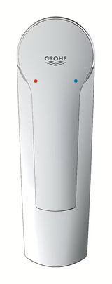 Chromuotas svirtinis praustuvo maišytuvas Grohe Start su click-clack su vandens taupymo aeratoriumi Grohe EcoJoy