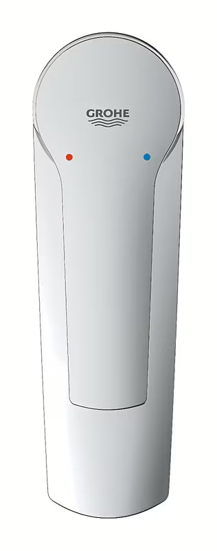 Chromuotas svirtinis praustuvo maišytuvas Grohe Start su click-clack su vandens taupymo aeratoriumi Grohe EcoJoy