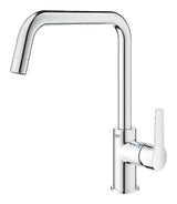 Chromuotas svirtinis virtuvinis maišytuvas Grohe Start su aukštu pasukamu U formos snapu