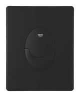 Matinės juodos spalvos Vandens nuleidimo Mygtukas Grohe su phantom black pro, 2 režimų nuleidimu ir start/stop
