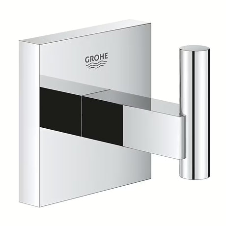Metalinis kabliukas Grohe Start Cube Accessories, chromo spalvos, su paslėptu tvirtinimu.