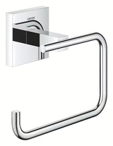 Grohe Start Cube Accessories chromo spalvos tualetinio popieriaus laikiklis be dangtelio, su paslėptu tvirtinimu
