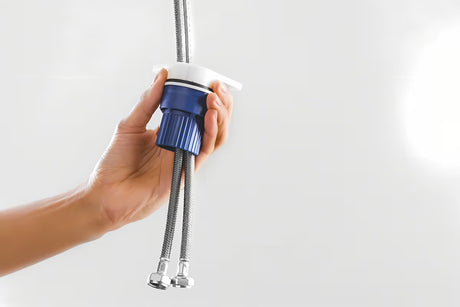 Chromuotas virtuvinis maišytuvas Grohe Start Curve su aukštu pasukamu snapu ir ištraukiama dušo galvute