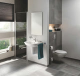 Chromuotas svirtinis praustuvo maišytuvas Grohe Start Flow su praustuvo dugno vožtuvas su taupiu 5,7 l/min srautu
