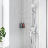 Sieninė svirtinis dušo maišytuvas Grohe Start Flow chromo spalvos
