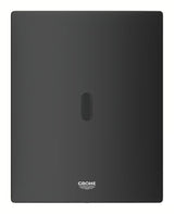 Grohe Tectron Bau E vandens nuleidimo mygtukas phantom black su infraraudonųjų spindulių valdymu