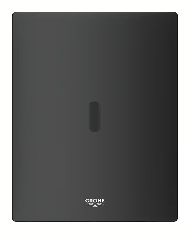 Grohe Tectron Bau E vandens nuleidimo mygtukas phantom black su infraraudonųjų spindulių valdymu