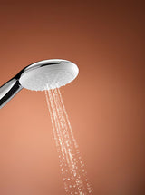 Chromuotas dušo komplektas Grohe Tempesta su rankiniu dušeliu, dušo stovu ir žarna