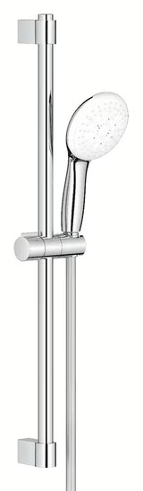 Chromuotas dušo komplektas Grohe Tempesta su rankiniu dušu, dušo stovu ir žarna