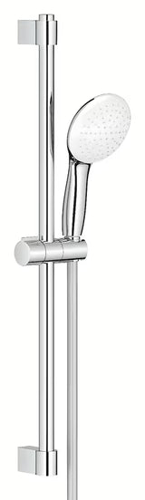 Chromuotas dušo komplektas Grohe Tempesta su rankiniu dušu, dušo stovu ir žarna