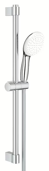 Chromuotas dušo komplektas Grohe Tempesta su rankiniu dušu, stovu ir žarna