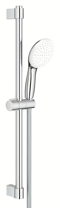 Chromuotas dušo komplektas Grohe Tempesta su rankiniu dušu, stovu ir žarna